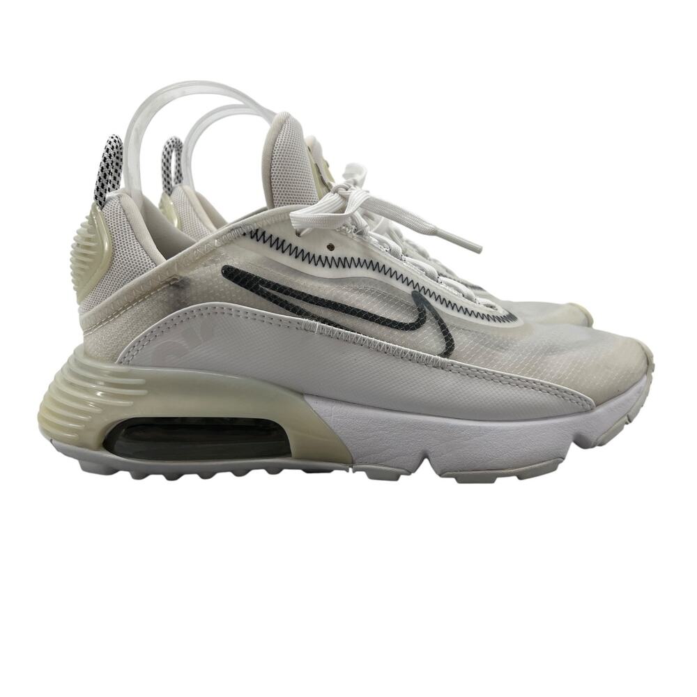 Nike Womens 7 Air Max 2090 Shoes White Running Trainers Low Sneakers CK2612-100